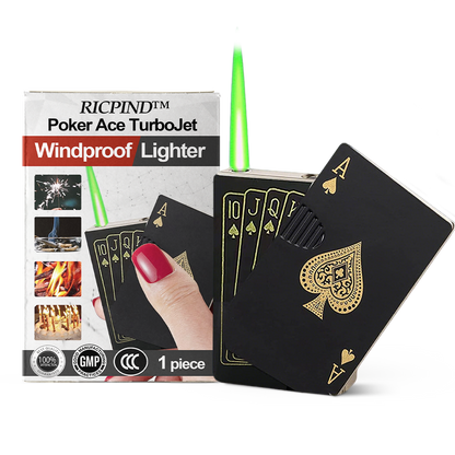 RICPIND™ Poker Ace TurboJet Windproof Lighter