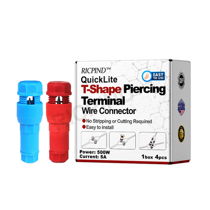 2025⚡️ RICPIND™ QuickLite T-Shape Piercing Terminal Wire Connector