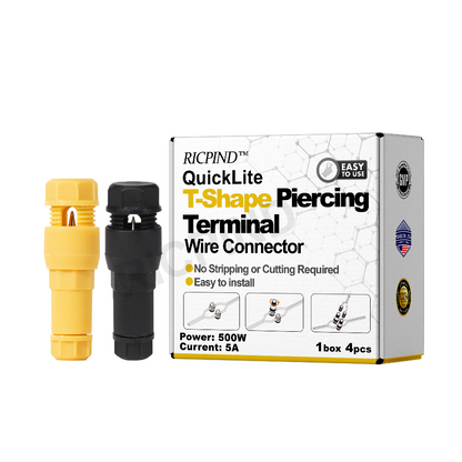 2025⚡️ RICPIND™ QuickLite T-Shape Piercing Terminal Wire Connector