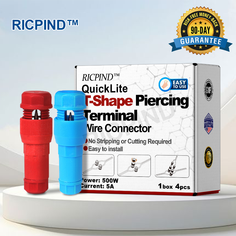 2025⚡️ RICPIND™ QuickLite T-Shape Piercing Terminal Wire Connector