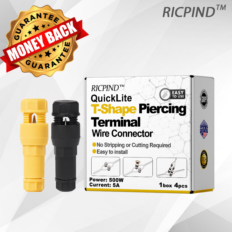 2025⚡️ RICPIND™ QuickLite T-Shape Piercing Terminal Wire Connector
