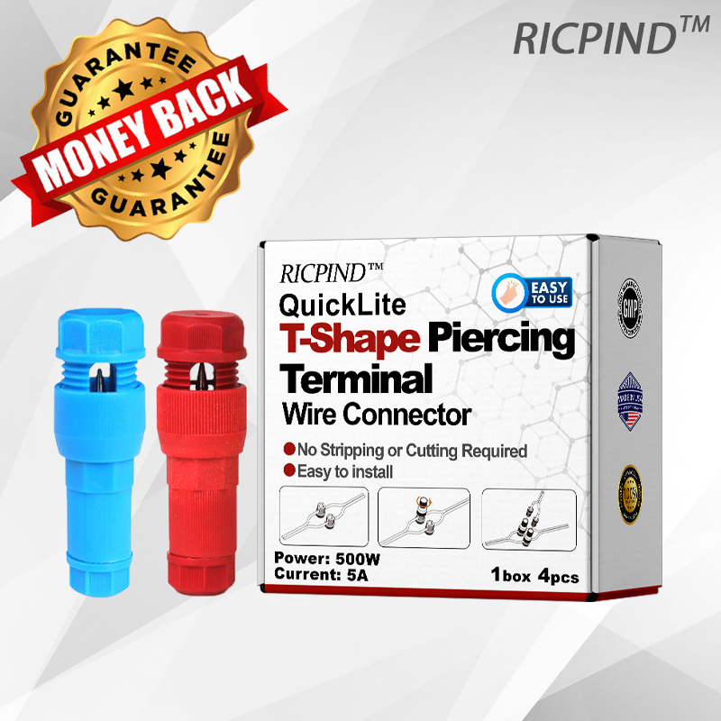 2025⚡️ RICPIND™ QuickLite T-Shape Piercing Terminal Wire Connector