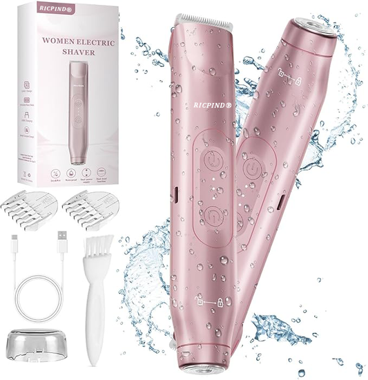 RICPIND® SilkyGlide DualHead Rechargeable Shaver