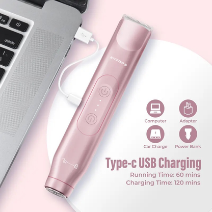 RICPIND® SilkyGlide DualHead Rechargeable Shaver