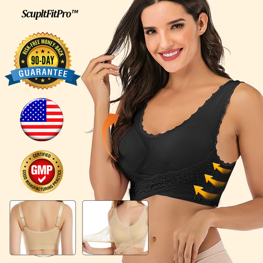 ScupltFitPro™ Front Cross Push-Up Comfy Bra