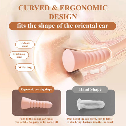 SonuFit™ Silent Fit Press type Ergonomic Earplugs
