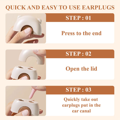SonuFit™ Silent Fit Press type Ergonomic Earplugs