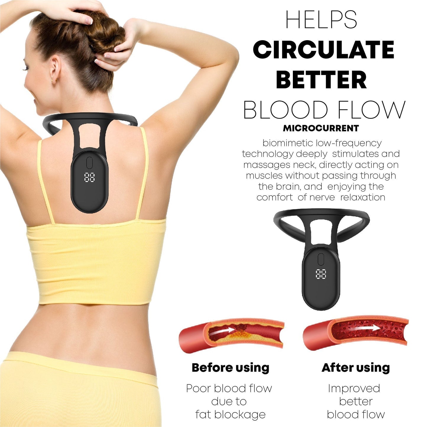 RICPIND® Neckology PulseTech LymphCare Device